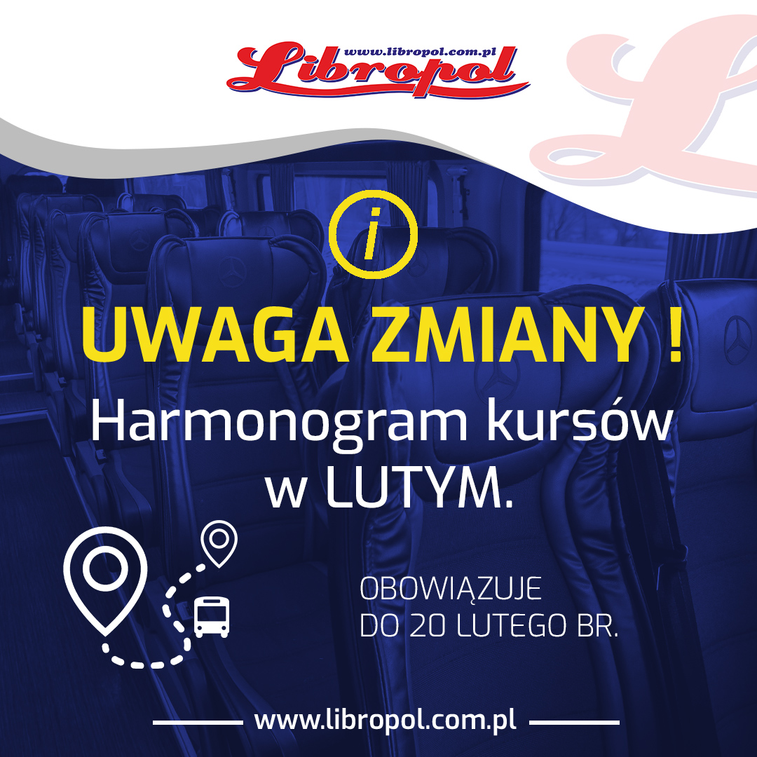 Read more about the article HARMONOGRAM kursów na miesiąc LUTY (nauka zdalna)